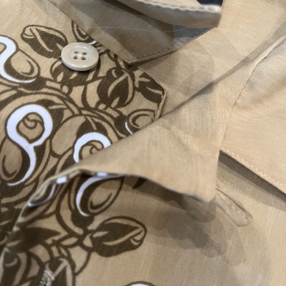 [M]Dragonfly Roadhouse Embroidered SS Button Graphic Shirt Polyester - Picture 8 of 9